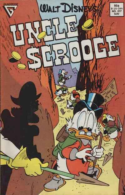 Walt Disney's Uncle Scrooge #217 comic books for sale 