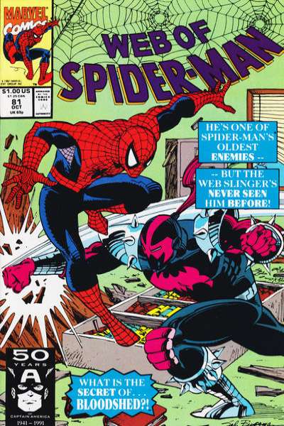 Web of Spider-Man #81 comic books for sale 