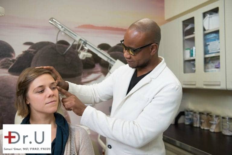 When considering the use of injectables and fillers for facial contouring, it is important to have an in-person consultation with an experienced cosmetic dermatologist.