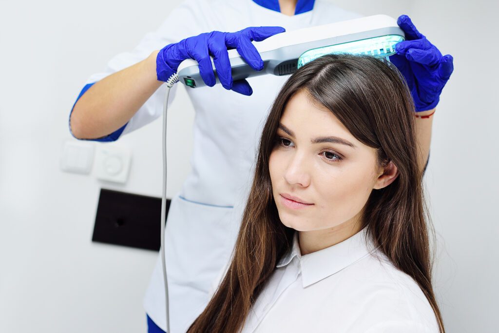 Low Level Light therapy for hair loss. I can also help with psoriasis and eczema. Low Level Light therapy for hair loss. I can also help with psoriasis and eczema.