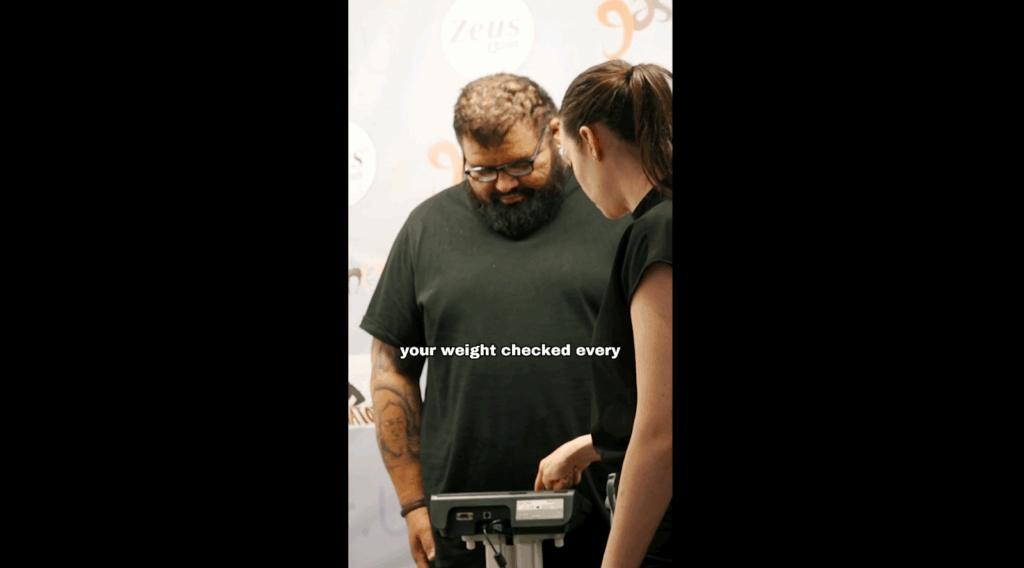 John has been taking semaglutide for 4 months, and he has his weight checked every week.