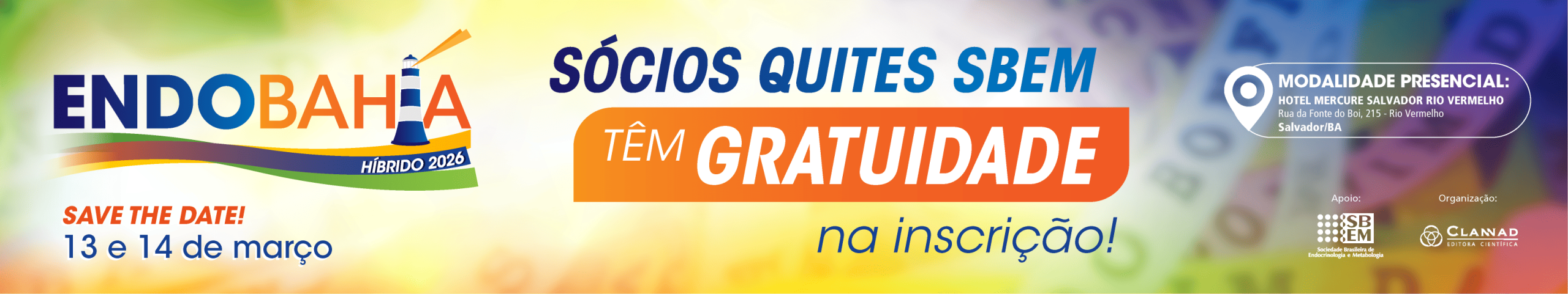 EndoBahia 2026-Banners-Gratuidade