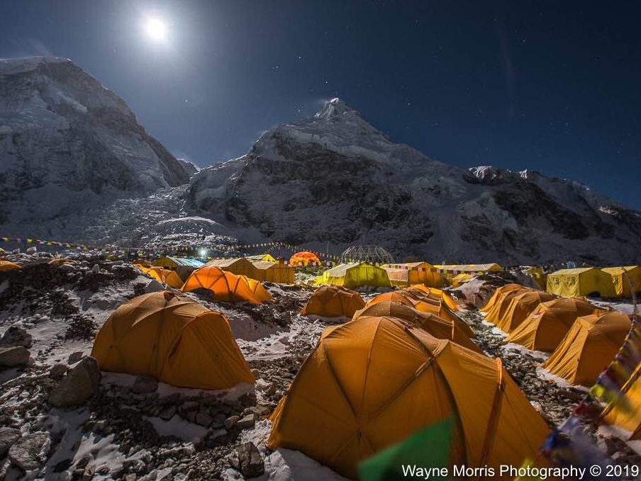 Everest base Camp. Climbing the Seven Summits