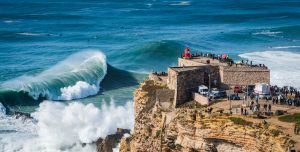 Nazare is situated on Portugal's Silver Coast. Photo: RM Nunes via Shutterstock