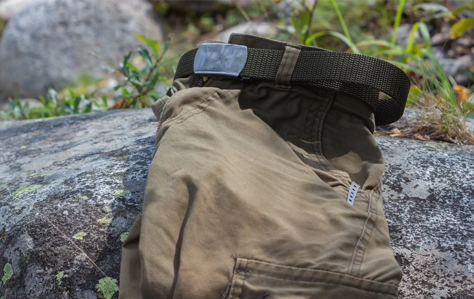 a hiking belt