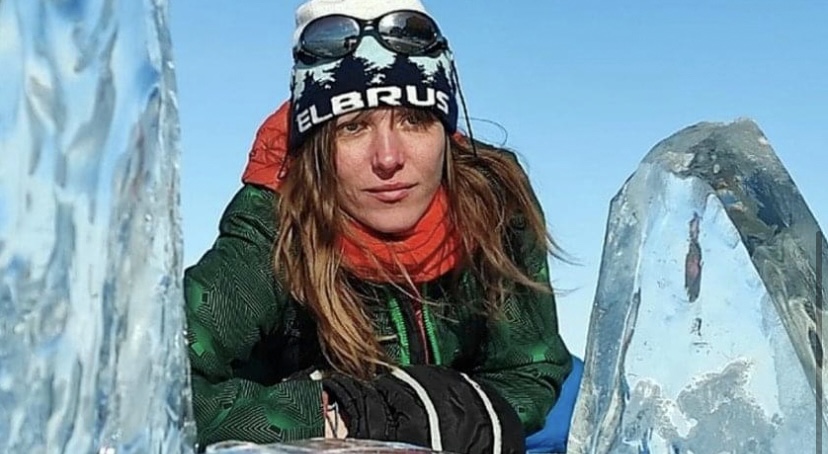 portrait of climber Maria Nechaeva, who died on Khan Tengri