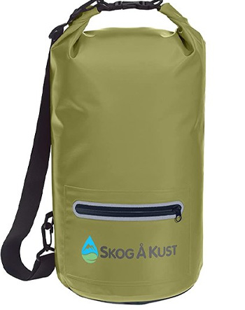 skog å kust drysåk waterproof floating dry bag