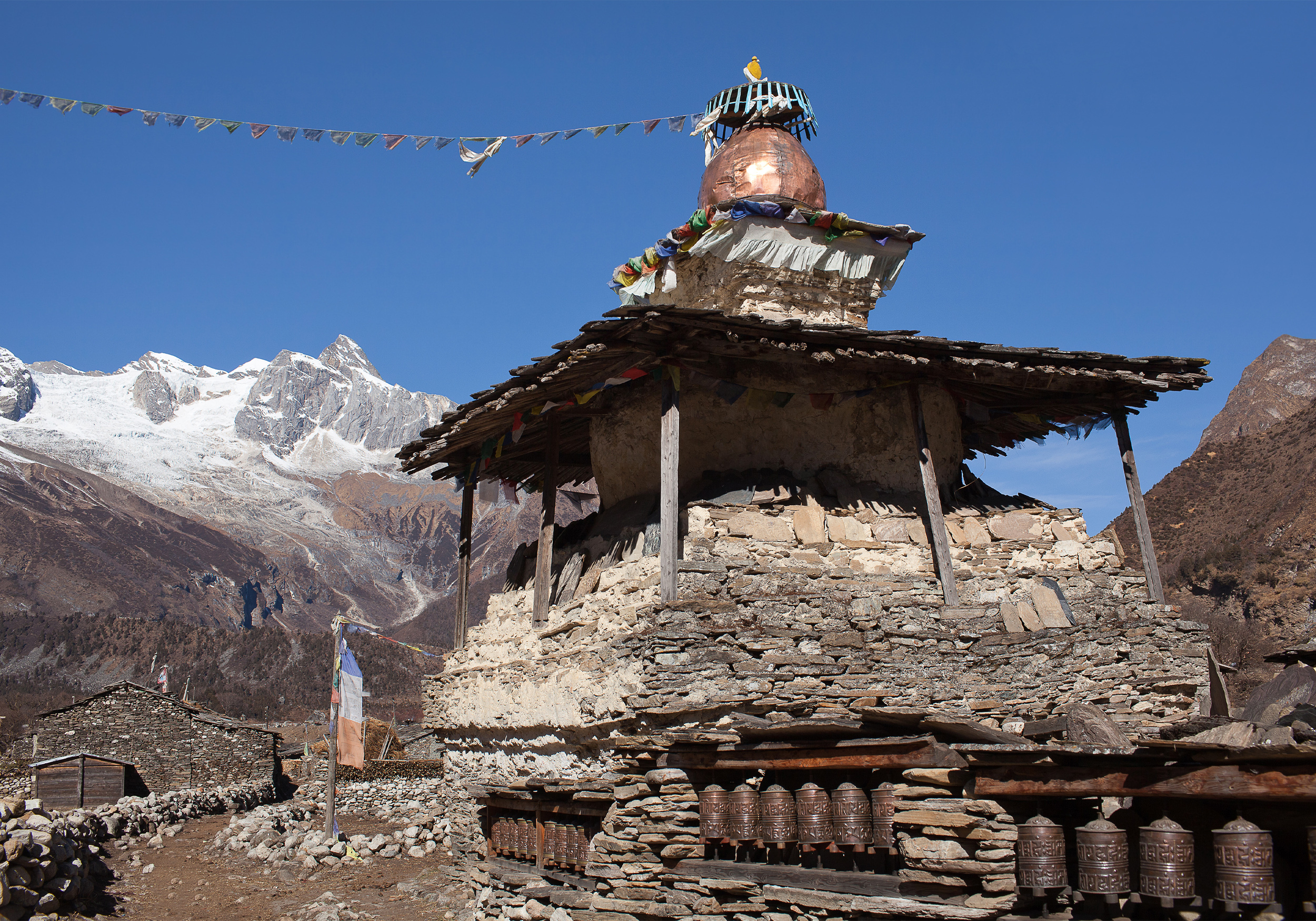 Manaslu Conservation Area Nepal Buddhist Temple