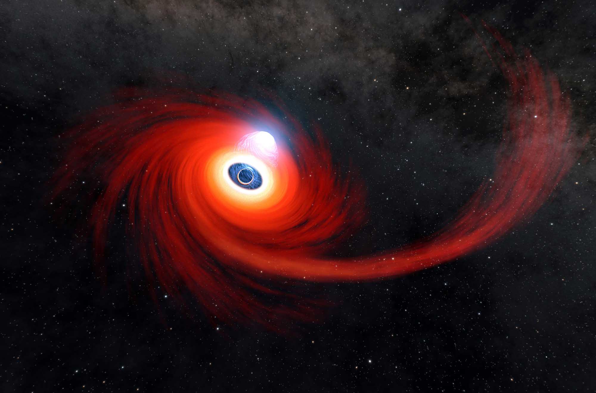 Black Holes Harness Dark Energy To Grow The Universe Study Explorersweb