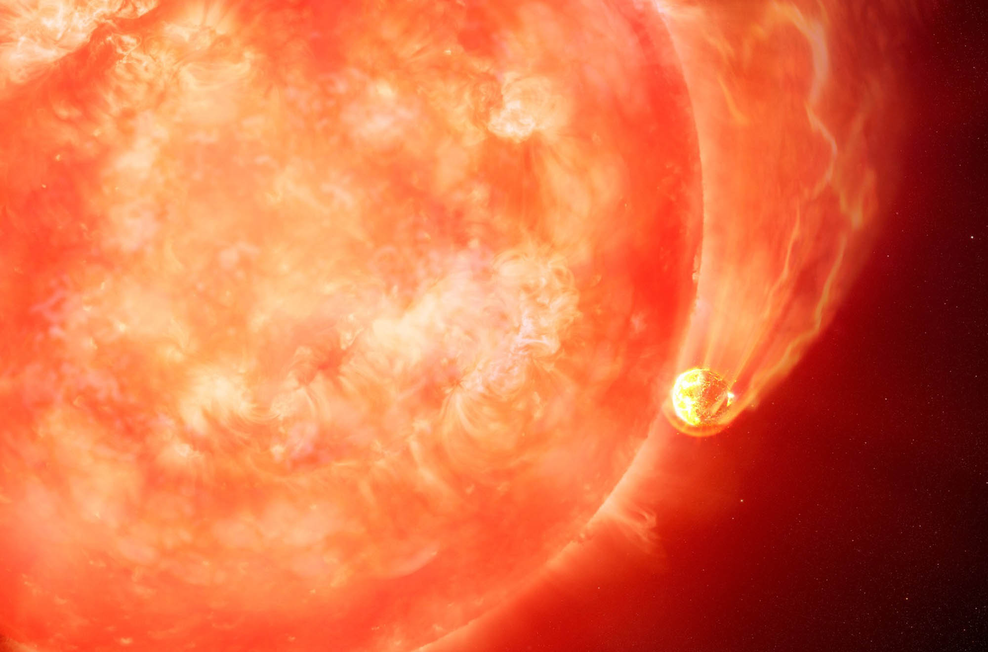 The Real Death Star Astronomers Watch Red Giant Consume Planet 