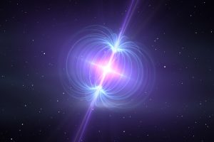 An artist's impression of a magnetar.