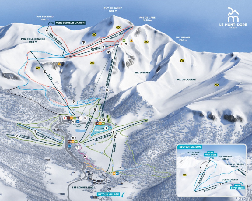 ski slopes map.