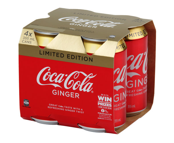 CocaCola Ginger launches in New Zealand FMCG Business