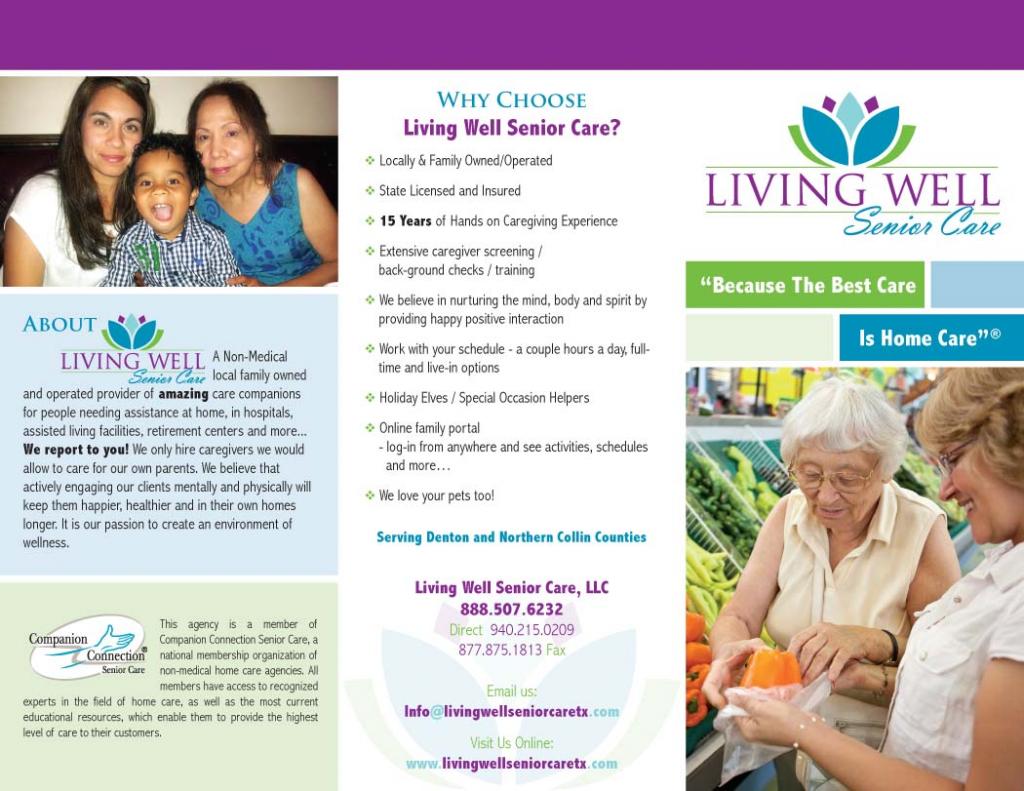 Living Well Senior Care, LLC in Denton, TX (Texas) Home Health Care