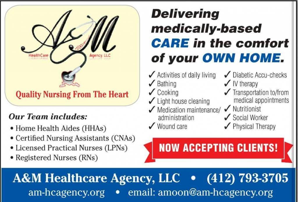 A&M Healthcare Agency in Pittsburgh, PA (Pennsylvania) Home Health