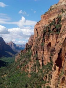 Zion Canyon from Angel's Landing trail.