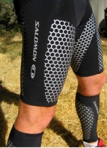 Salomon Exo Calf and SLAB shorts