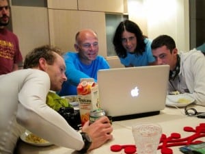 Geoff Roes Nicolas Mermoud Kilian Jornet UTMB 2010