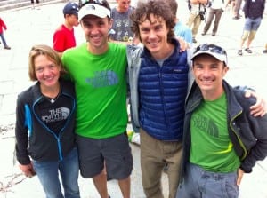 Lizzie Hawker Jez Bragg Scott Jurek Sebastien Chaigneau UTMB 2010