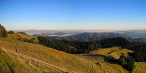 Trail running Mount Tamalpais