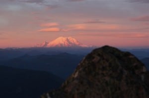 Mount Rainier running