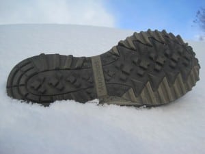 Saucony Peregrine outsole