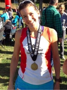 Ellie Greenwood 2011 TNF 50 finish