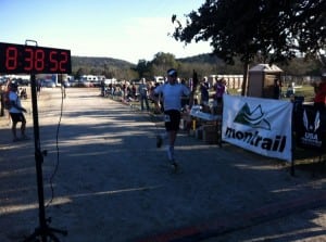 Joe Uhan 2012 Bandera 100k finish