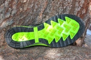 Saucony Peregrine 2 outsole