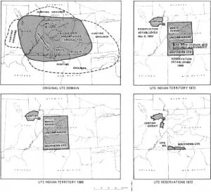 Ute Territory Map