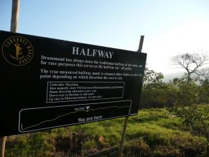 Halfway point of the Comrades Marathon