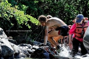 Timothy Olson - 2012 Western States 100 - River Crossing