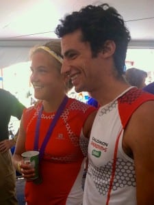 2012 Pikes Peak Marathon champs - Emilie Forsberg - Kilian Jornet