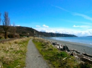 Seattle trail running - Discovery Park