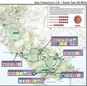 2012 The North Face Endurance Challenge 50 Mile replacement course