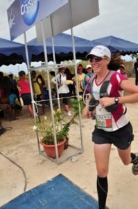 Meghan Hicks - Trail de Rodrigues - finishing