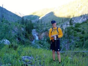 Steve Brown on the trail