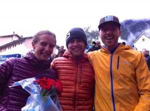 Mike Foote - Krissy Moelhl - Luke Nelson - TNF UTMB 2012