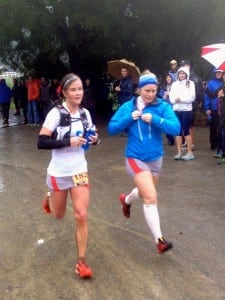 Emelie Forsberg - 2012 TNF EC 50 mile - Anna Frost mud