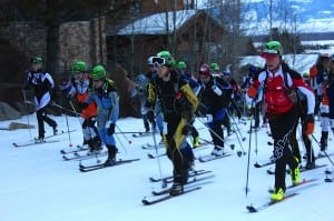 Start of 2012 US Ski Mountaineering Championships