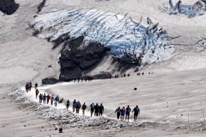 El Cruce 2012 - Mocho Choshuenco Volcano glacier