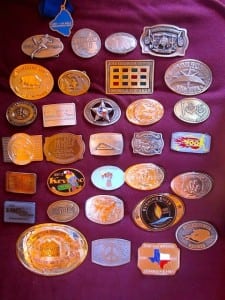 Liz Bauer - 2012 100-mile buckle collection
