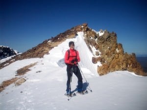 Beverley Anderson-Abbs - mountain snowshoe