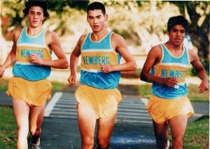 Sage Canaday - with high school teammates