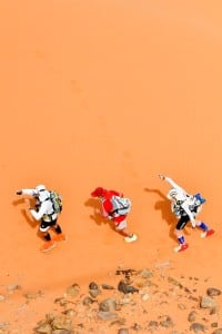 2013 Marathon des Sables - Stage 3 - rocky dune