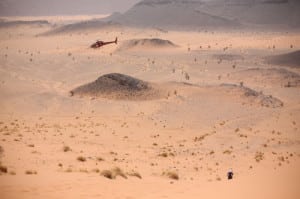 Marathon des Sables - Stage 3 - sandy climb