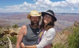 Rob Krar - Grand Canyon R2R2R FKT - Rob and Christina