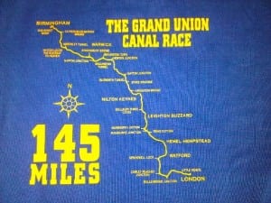 Grand Union Canal Run - map