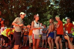 Emelie Forsberg - 2013 Transvulcania Ultramarathon - finish