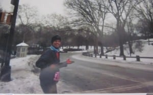 Olga running her first official ultra at the 2003 Kurt Steiner 50k.